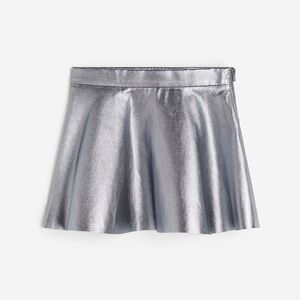 H&M Kids Silver A line skirt size 8y